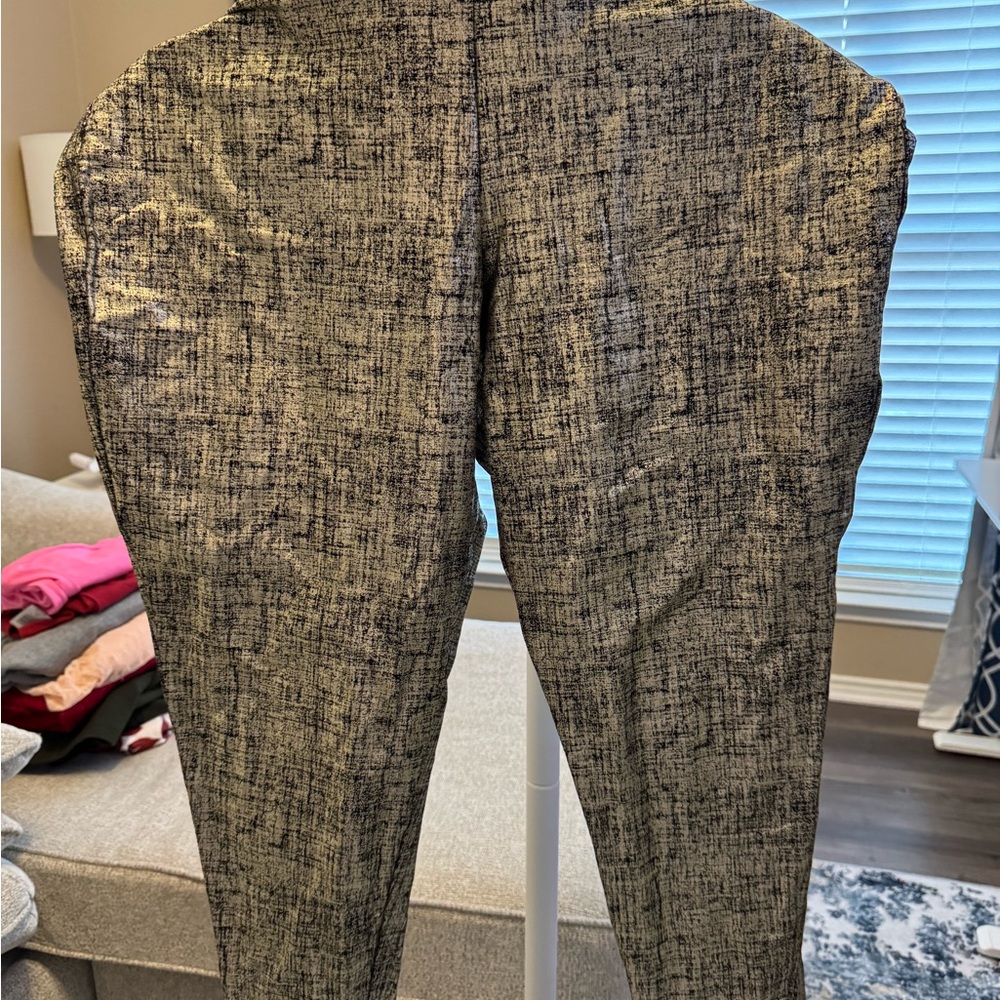 Black and Gold Leggings